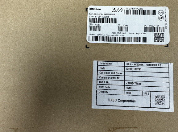 SAK-XC2387A-104F80LR Electronics Ic AB Infineon 16 Bit Microcontroller MCU Flash C11 Bcs